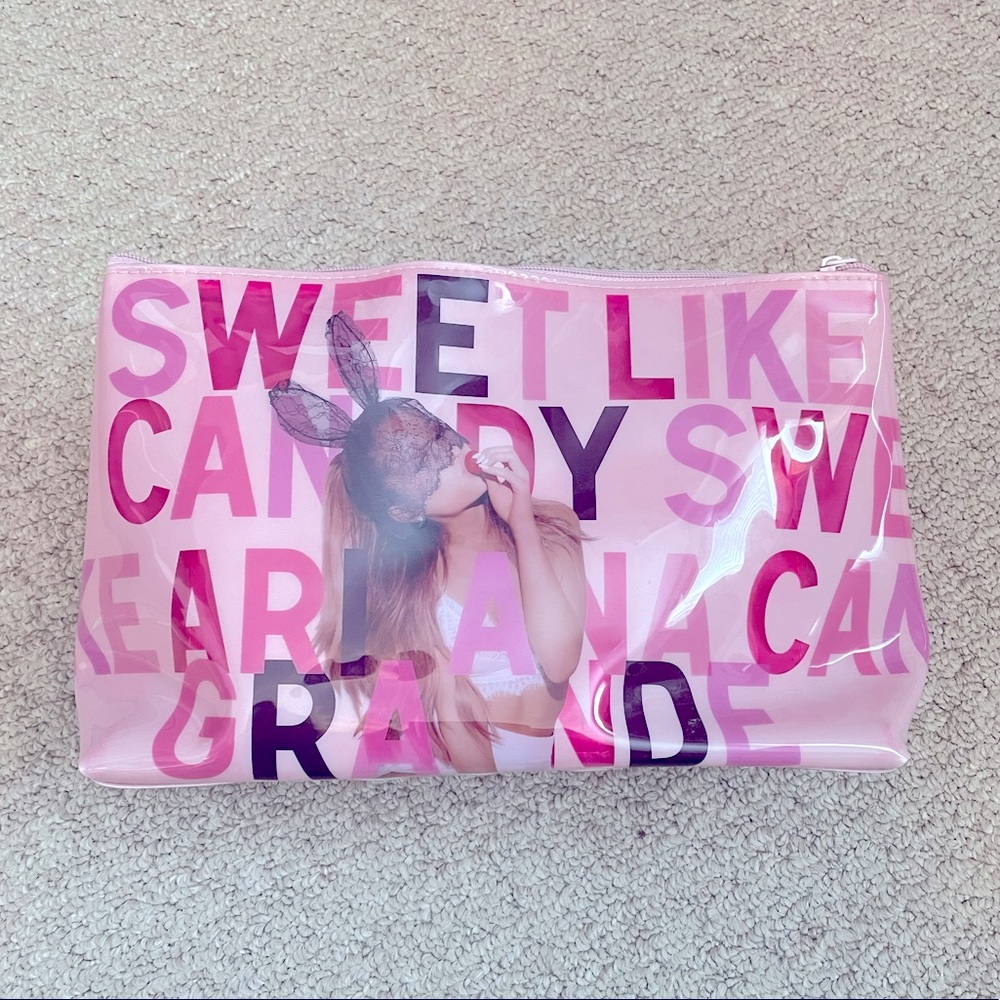 NWOT Jumbo Ariana Grande Cosmetic/Makeup Bag